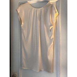 Cream silk Theory dress
